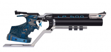 Walther Pressluftpistole Modell LP500 Blue Angel Auflage Abzug mechanisch
