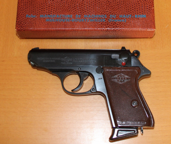 Pistole Manurhin Walther PPK Kal.22lr Rarität