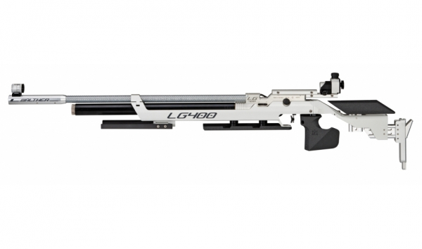 Walther Pressluftgewehr Modell LG400 Alutec Auflage rechts, M-Griff