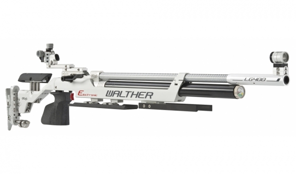 Walther Pressluftgewehr Modell LG400-E Expert Auflage Griff M rechts